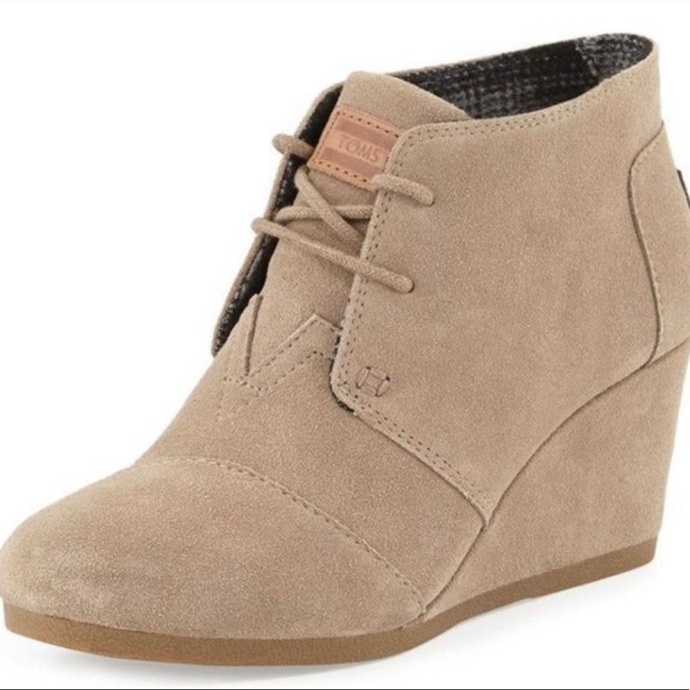 TOMS Wedged Booties